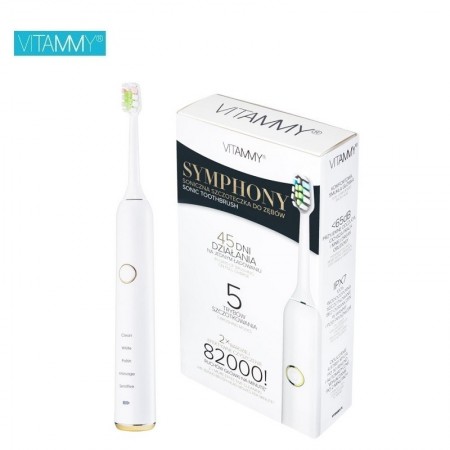 Elektrinis dantų šepetėlis VITAMMY Symphony White